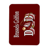 Magnet Flexible Brussels Griffon Dad (Vertical)