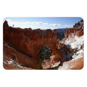Magnet Flexible Bryce Canyon Pont naturel Paysage neigeux Photo