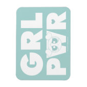 Magnet Flexible Bubbles : Girl Power (Vertical)