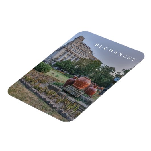 Magnet Flexible Bucarest Cismigiu Park vue frigo aimant (Côté Gauche)