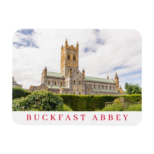 Magnet Flexible Buckfast Abbey vue réfrigérateur aimant (Horizontal)