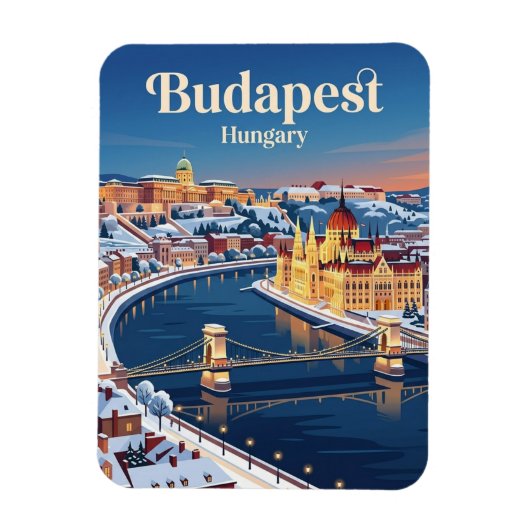 Magnet Flexible Budapest Hongrie (Vertical)