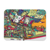 Magnet Flexible Budapest, Hongrie | Plan de ville (Horizontal)