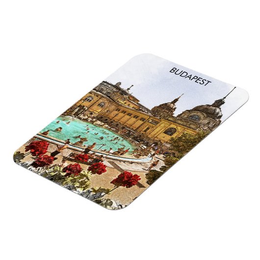 Magnet Flexible Budapest Hongrie Széchenyi Thermes (Côté Gauche)