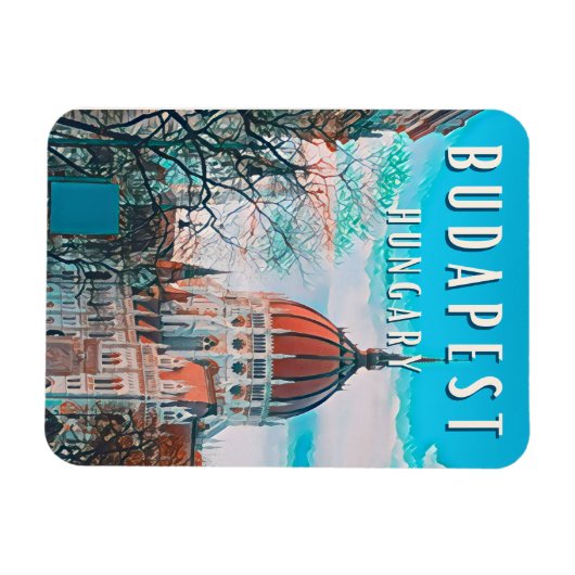 Magnet Flexible Budapest, la perle du Danube (Horizontal)
