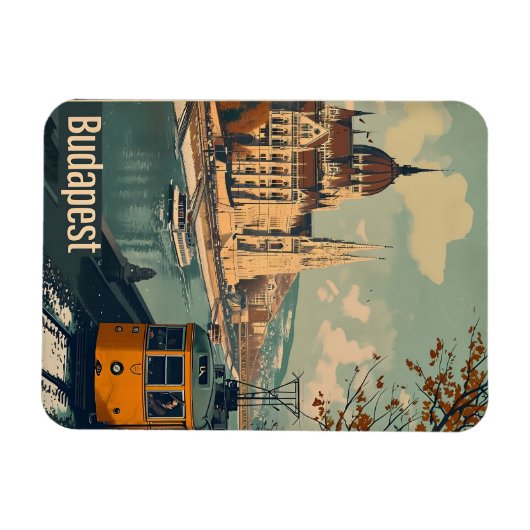 Magnet Flexible Budapest vintage (Horizontal)