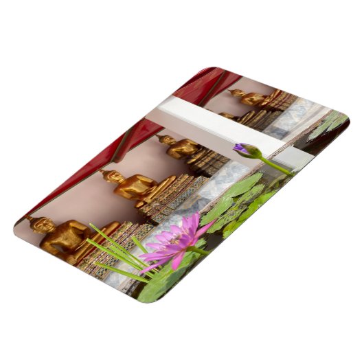 Magnet Flexible buddha lotus wat pho (Côté Gauche)