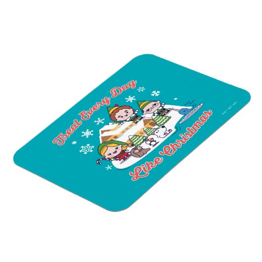 Magnet Flexible Buddy l'Elf Chibi Graphic (Côté Gauche)