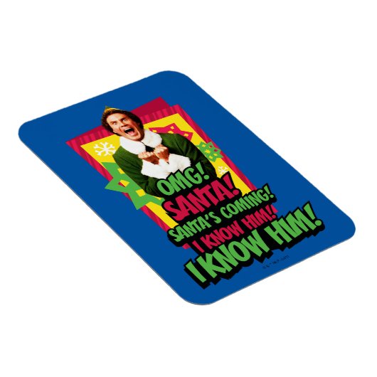 Magnet Flexible Buddy l'Elfe | OMG ! PÈRE NOËL ! (Côté Droit)