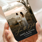 Magnet Flexible Budget Mariage Élégant Enregistrer La Date Couple