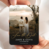 Magnet Flexible Budget Mariage Élégant Enregistrer La Date Couple