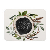 Magnet Flexible budget rustique ferme mariage de automne faire-par (Horizontal)