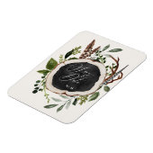 Magnet Flexible budget rustique ferme mariage de automne faire-par (Côté Gauche)