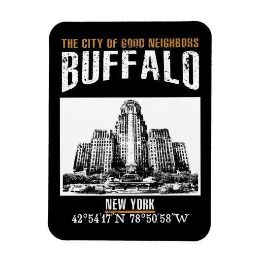 Magnet Flexible Buffalo (Vertical)