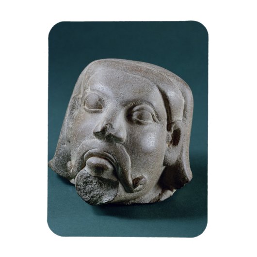 Magnet Flexible Buffed sandstone head of a foreigner, Sarnath, 3rd (Vertical)