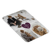 Magnet Flexible Buffle pourpre moelleux sur mesure Plaid Photo Noë (Côté Droit)