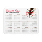 Magnet Flexible Bug Killer Pest Control 2016 Calendrier Promotion (Horizontal)