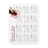 Magnet Flexible Bug Killer Pest Control 2016 Calendrier Promotion (Vertical)