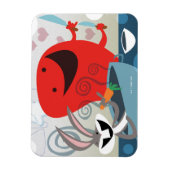 Magnet Flexible BUGS BUNNY™ & Gossamer Préparation de repas Whimsi (Vertical)