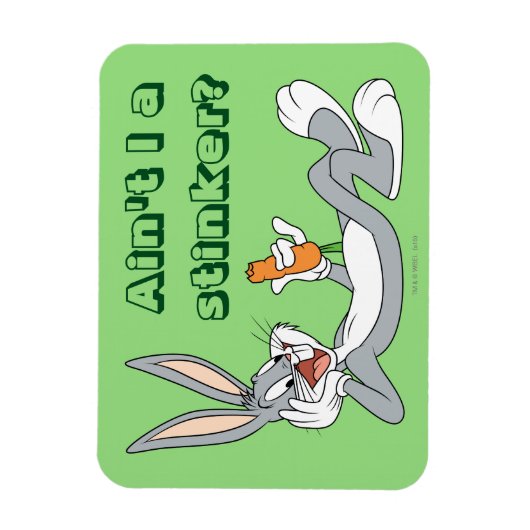 Magnet Flexible BUGS BUNNY™ Lying Down Eating Carrot (Vertical)
