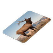 Magnet Flexible Bull Elk près de Mammoth | Wyoming (Côté Gauche)