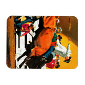 Magnet Flexible Bull Riding par Fred Ludekens (Horizontal)