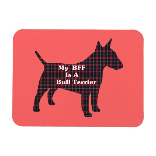 Magnet Flexible Bull Terrier BFF (Horizontal)