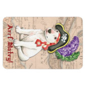 Magnet Flexible Bull Terrier Pirate (Horizontal)
