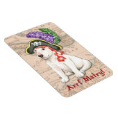 Magnet Flexible Bull Terrier Pirate (Côté Droit)