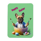 Magnet Flexible Bulldog de Pâques (Vertical)