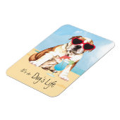 Magnet Flexible Bulldog été (Côté Gauche)