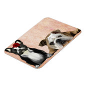 Magnet Flexible Bulldog français et Bulldog anglais (Côté Gauche)