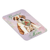 Magnet Flexible Bulldog Heart Maman (Côté Droit)