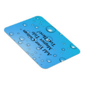 Magnet Flexible Bulles claires, Eau bleue (Côté Droit)