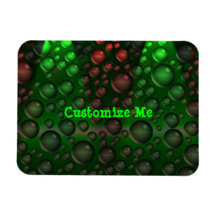 Magnet Flexible Bulles montantes (Vert&Rouge)