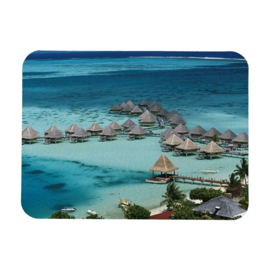 Magnet Flexible Bungalows de l'hôtel Beachcomber (Horizontal)