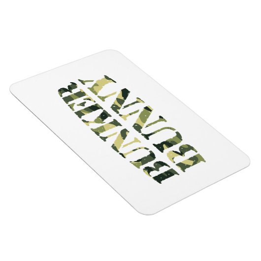 MAGNET FLEXIBLE BUNKER BUNNY CAMO / CAMOUFLAGE (Côté Droit)