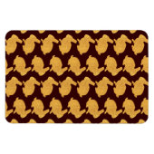 Magnet Flexible Bunnies dorés (Horizontal)