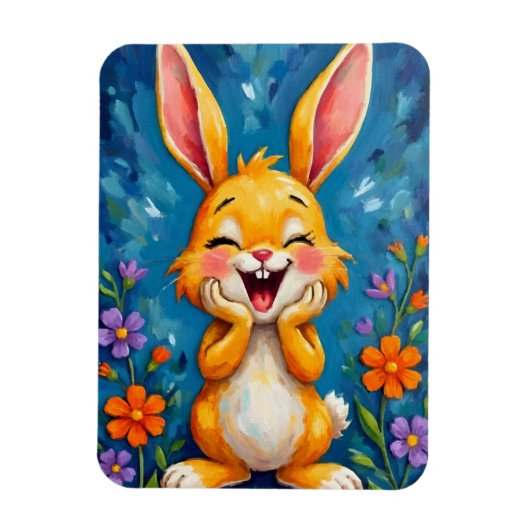 Magnet Flexible Bunny Bliss (Vertical)