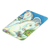 MAGNET FLEXIBLE BUNNY & COLT ANGELS, WHIMSY EASTER PETIT (Côté Gauche)