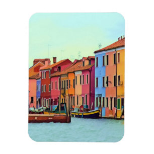 Magnet Flexible BURANO - Lagon vénitien Venise - Burano