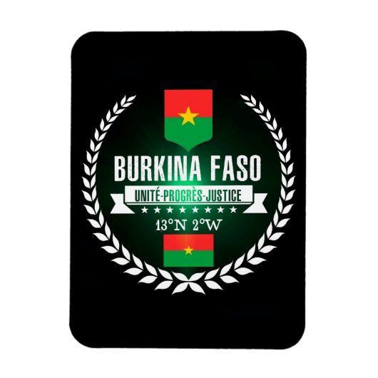 Magnet Flexible Burkina Faso (Vertical)