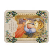 Magnet Flexible Burne-Jones Angel playing a flageolet Cc0815 (Horizontal)