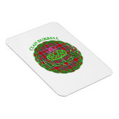 Magnet Flexible Burrell Scottish Tartan Celtic Thistle (Côté Droit)