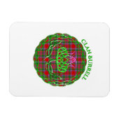 Magnet Flexible Burrell Scottish Tartan Celtic Thistle (Horizontal)