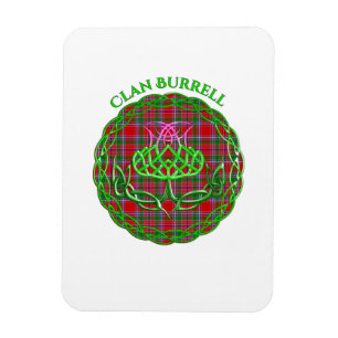 Magnet Flexible Burrell Scottish Tartan Celtic Thistle