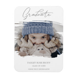 Magnet Flexible Bushstroke Cute Calligraphy Graduation Pré K Photo