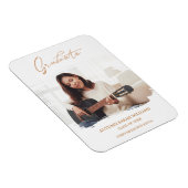 Magnet Flexible Bushstroke Whimsical Calligraphy Graduation School (Côté Droit)