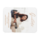 Magnet Flexible Bushstroke Whimsical Calligraphy Graduation School (Horizontal)