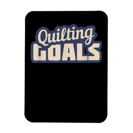 Magnet Flexible Buts Drôle De Quilting (Vertical)